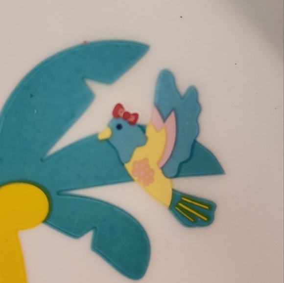 Hello Kitty Ceramic Salad Bowl with Flamingo and Palm Tree Set of 4 - Picture 6 of 8